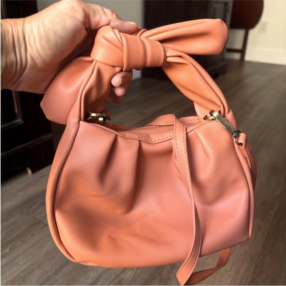 Anthropologie Knotted Mini Bag- Teracotta - Picture 5 of 8